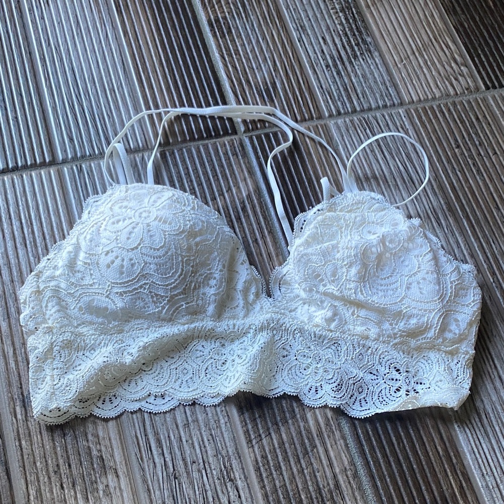 BIN-Aerie Cream Lace Bralette